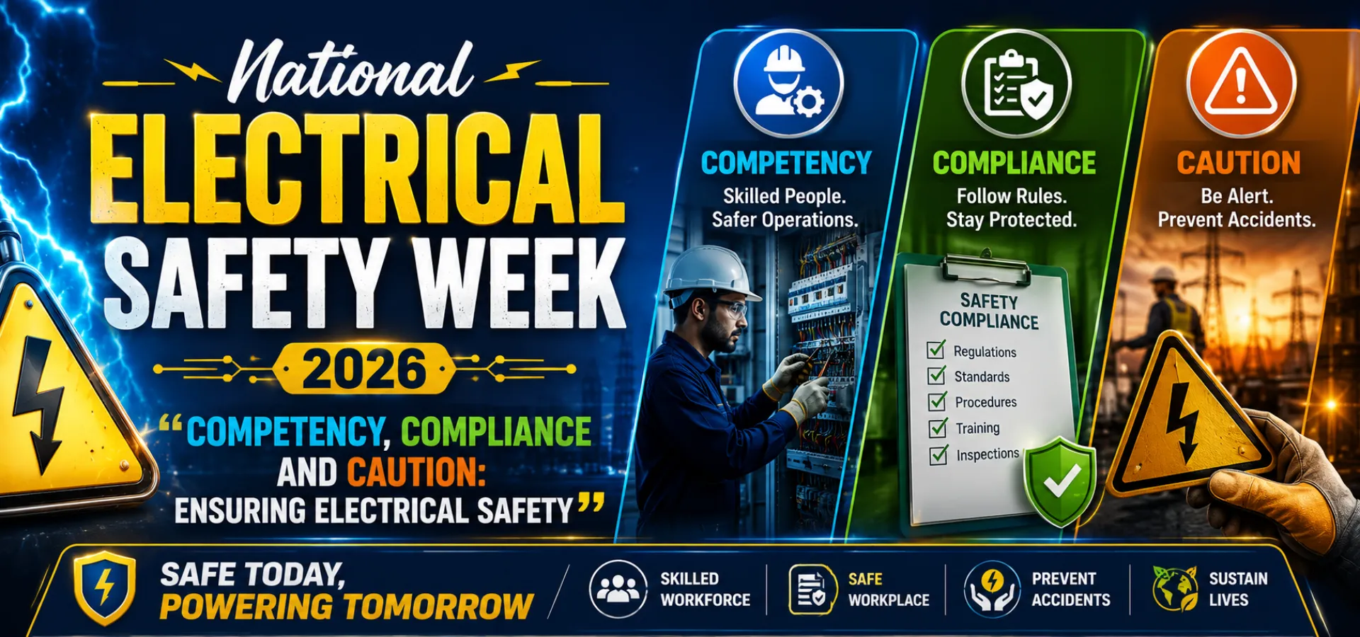 National Electrical Safety Week Theme 2026 Cover