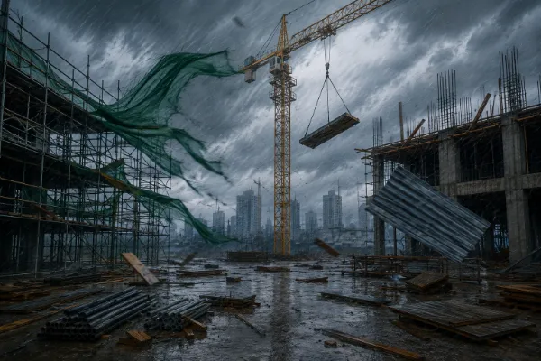 8. Strong Winds During Rain